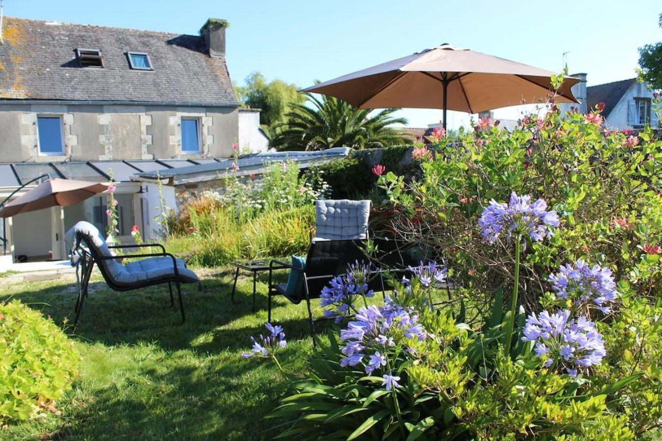 Charmante Maison De Ville A 6 Km De La Mer Lanmeur 外观 照片